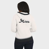 Women's WEAR by Erin Andrews  Cream Las Vegas Aces Hooded Sweater