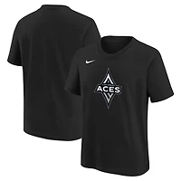 T-shirt Nike noir avec logo essentiel des Las Vegas Aces pour jeunes