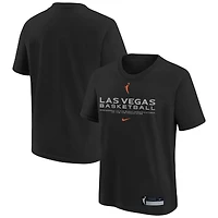 T-shirt Nike noir Las Vegas Aces Legend Practice Performance pour jeune