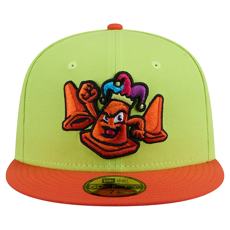 Men's New Era  Light Green Las Vegas Aviators Theme Nights 59FIFTY Fitted Hat