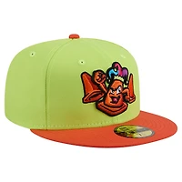 Men's New Era  Light Green Las Vegas Aviators Theme Nights 59FIFTY Fitted Hat