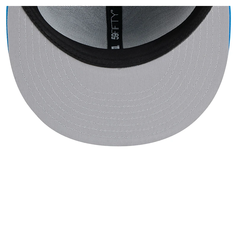 Men's New Era Black/Blue Las Vegas Aviators Copa de la Diversión 59FIFTY Fitted Hat