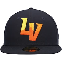 Men's New Era Navy Las Vegas Aviators Authentic Collection Team Alternate 59FIFTY Fitted Hat