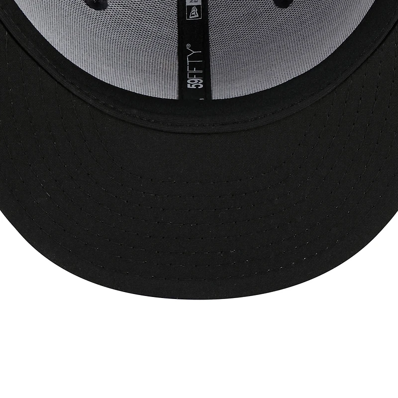 Men's New Era Navy Las Vegas Aviators Marvel x Minor League 59FIFTY Fitted Hat