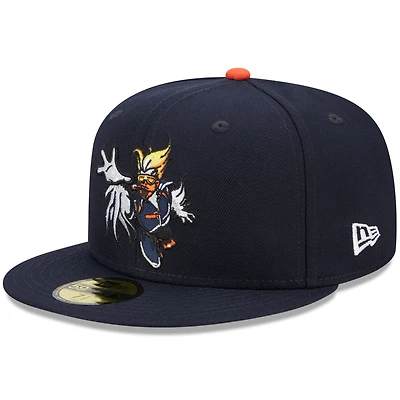 Casquette ajustée New Era Las Vegas Aviators Marvel x Minor League 59FIFTY pour homme, bleu marine