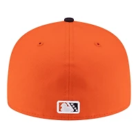 Men's New Era  Orange/Navy Las Vegas Aviators Authentic Collection 59FIFTY Fitted Hat