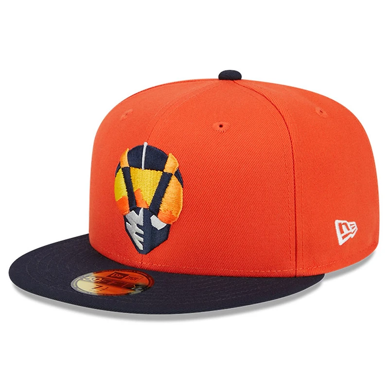 Casquette ajustée 59FIFTY Orange Las Vegas Aviators Big League Chew Team New Era pour hommes