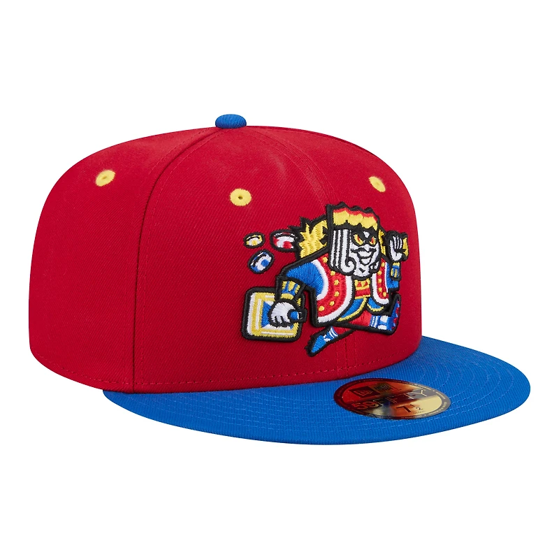 Men's New Era Red/Blue Las Vegas Aviators Minor League Theme Nights 59FIFTY Fitted Hat