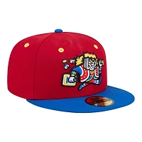Men's New Era  Red/Blue Las Vegas Aviators Minor League Theme Nights 59FIFTY Fitted Hat