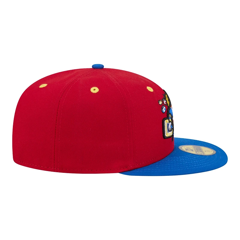 Casquette ajustée New Era rouge/bleue Las Vegas Aviators Minor League Theme Nights 59FIFTY pour homme