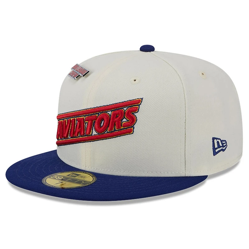 Casquette ajustée 59FIFTY originale blanche Las Vegas Aviators Big League Chew New Era pour hommes