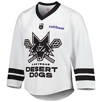 Men's White Las Vegas Desert Dogs Sublimated Replica Jersey