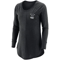 Women's Black Las Vegas Desert Dogs Primary Logo Long Sleeve T-Shirt