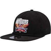 Men's New Era Black 1998 Las Vegas 400 Retro Cord Golfer Adjustable Hat