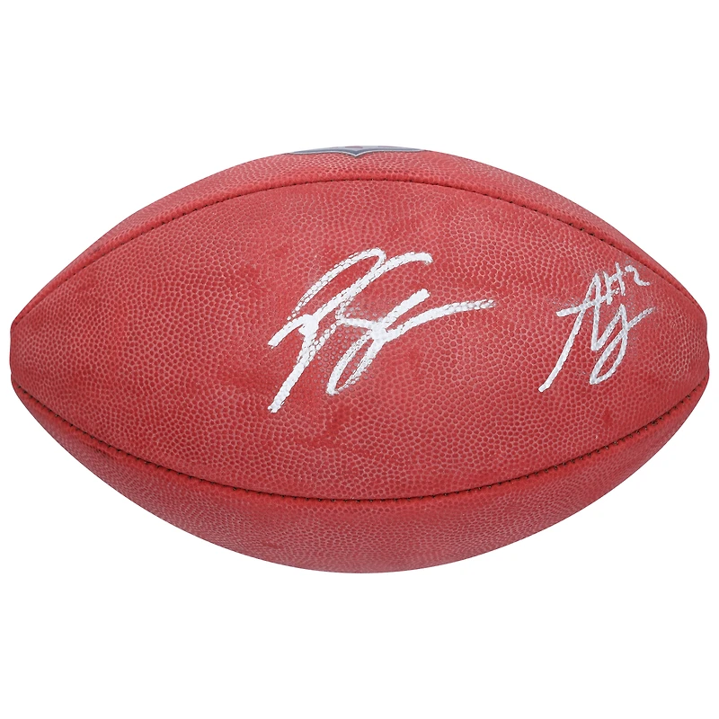 Ashton Jeanty & Geno Smith Las Vegas Raiders Autographed Wilson Duke Full Color Football