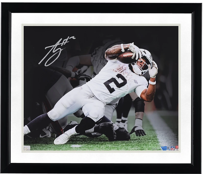Ashton Jeanty Las Vegas Raiders Autographed 16" x 20" Diving Touchdown NFL Debut Spotlight Photograph - Limited Edition of 10