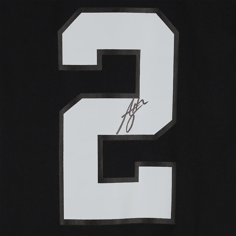 Maillot de match Nike noir autographié par Ashton Jeanty des Raiders de Las Vegas