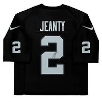 Ashton Jeanty Las Vegas Raiders Autographed Black Nike Game Jersey
