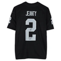 Ashton Jeanty Las Vegas Raiders Autographed Black Nike Limited Jersey with "2025 #6 Pick" Inscription 