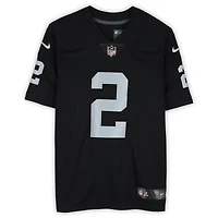 Ashton Jeanty Las Vegas Raiders Autographed Black Nike Limited Jersey with "2025 #6 Pick" Inscription