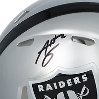 Casque Riddell Speed Mini autographié par Ashton Jeanty des Las Vegas Raiders