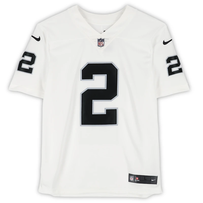 Ashton Jeanty Las Vegas Raiders Autographed White Nike Limited Jersey
