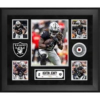 V106832 Raid Ashton Jeanty Las Vegas Raiders Collage encadré 5 photos 51 x 61 cm avec un morceau de ballon de football américain utilisé en match - Édition limitée à 500 exemplaires Ashton Jeanty UNS GU FOOTBALL FR PF05 COLLAGE 45996 COLPHO PF05FB0028 #17