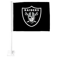 Black Las Vegas Raiders Premium Double-Sided Car Flag