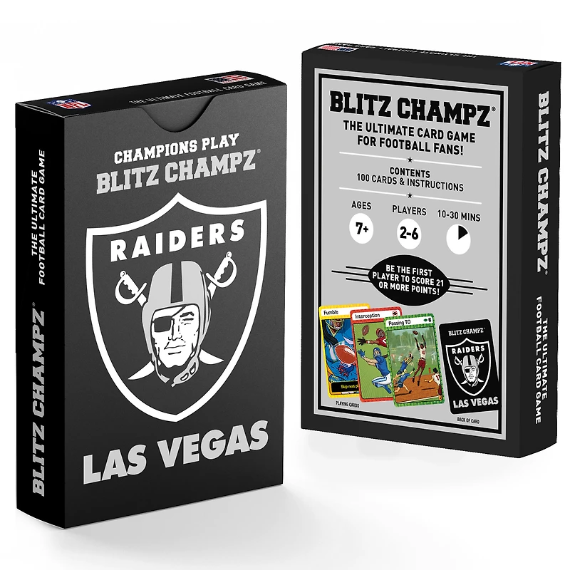 Blitz Champz Las Vegas Raiders NFL Football Card Game