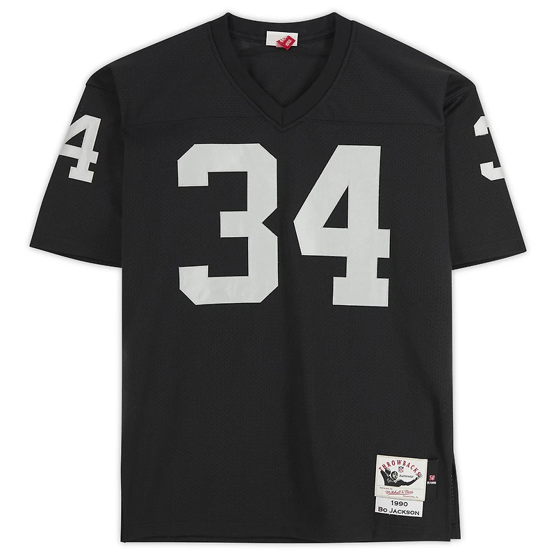 Bo Jackson Las Vegas Raiders Autographed Black Mitchell & Ness Authentic Jersey