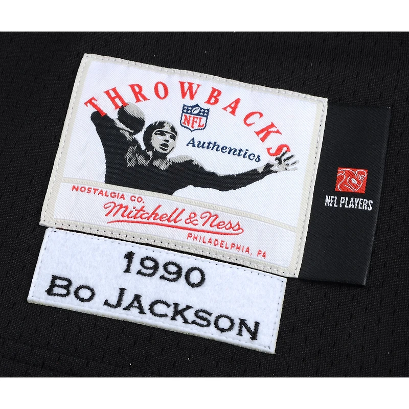 Bo Jackson Las Vegas Raiders Autographed Black Mitchell & Ness Authentic Jersey