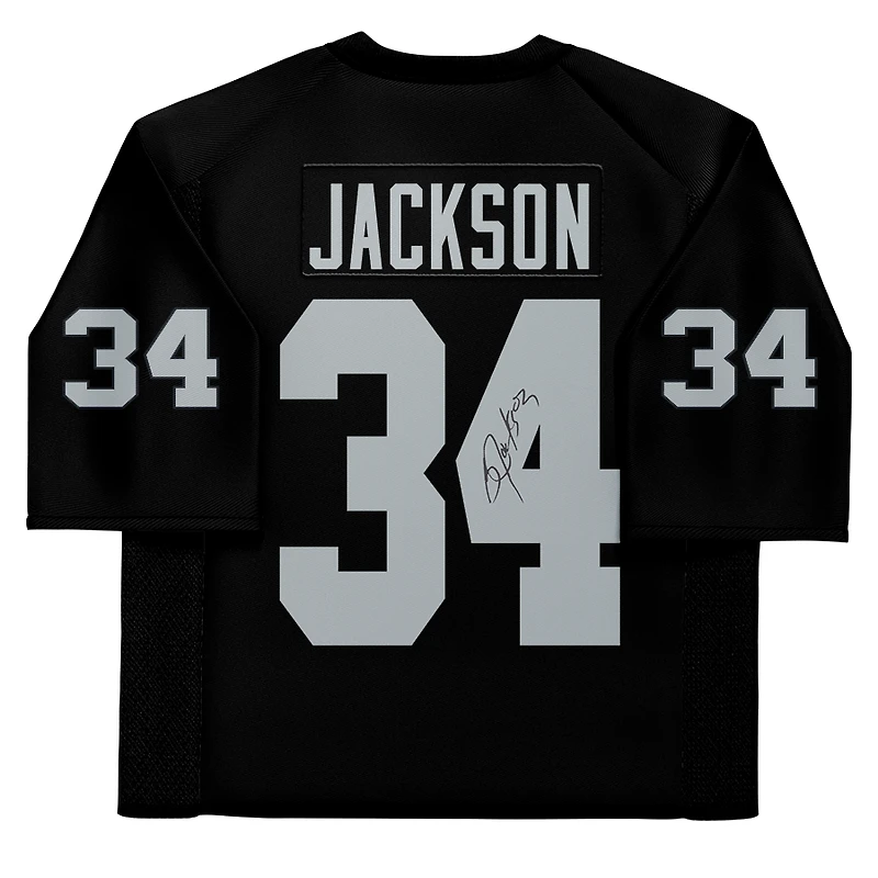 Bo Jackson Las Vegas Raiders Autographed Black Mitchell & Ness Authentic Jersey