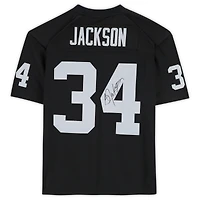 Bo Jackson Las Vegas Raiders Autographed Black Mitchell & Ness Replica Jersey