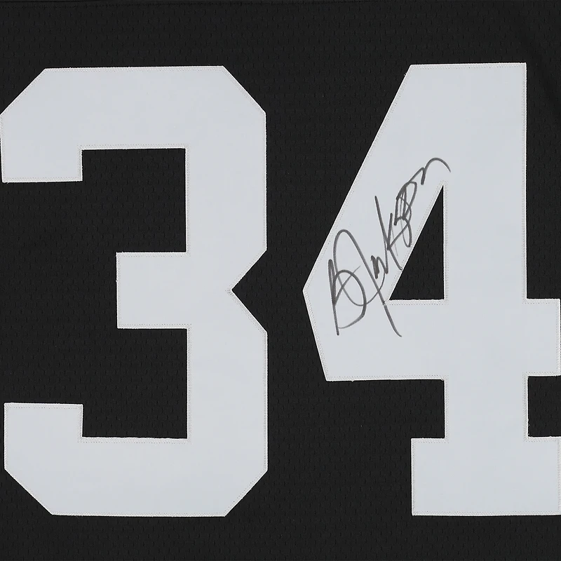 Bo Jackson Las Vegas Raiders Autographed Black Mitchell & Ness Replica Jersey