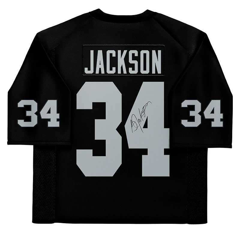 Bo Jackson Las Vegas Raiders Autographed Black Mitchell & Ness Replica Jersey
