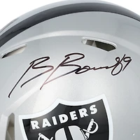 Brock Bowers Las Vegas Raiders Autographed Riddell Speed Authentic Helmet