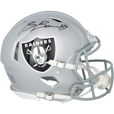 Brock Bowers Las Vegas Raiders Autographed Riddell Speed Authentic Helmet