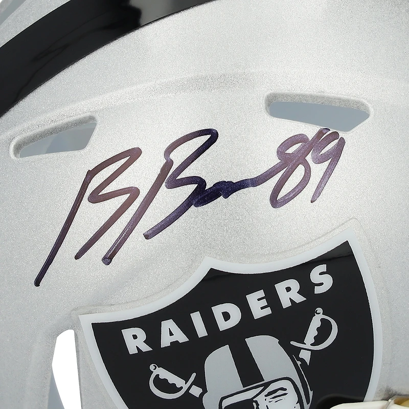 Brock Bowers Las Vegas Raiders Autographed Riddell Speed Mini Helmet