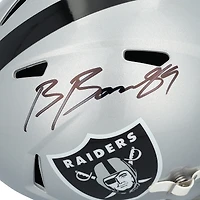 Brock Bowers Las Vegas Raiders Autographed Riddell Speed Replica Helmet