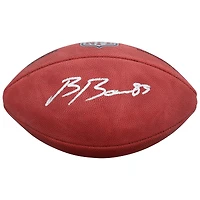 Brock Bowers Las Vegas Raiders Autographed Wilson Duke Full Color Football