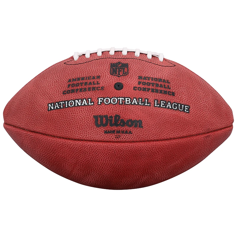 Ballon de football américain Wilson Duke en couleur, autographié par Brock Bowers des Raiders de Las Vegas
