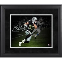 Brock Bowers Las Vegas Raiders Facsimile Signature Framed 11" x 14" Spotlight Photograph