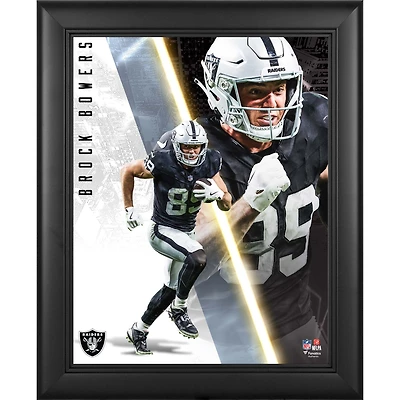 Brock Bowers Las Vegas Raiders Framed 13" x 16" Radiance Collage