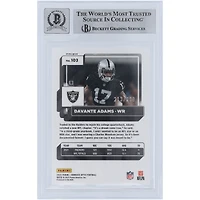 Davante Adams Las Vegas Raiders Autographed 2022 Panini Donruss Optic Wave #103 #/300 Beckett Fanatics Witnessed Authenticated 9/10 Card