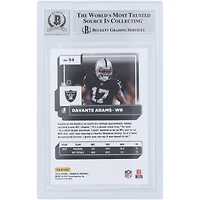 Davante Adams Las Vegas Raiders Autographed 2022 Panini Donruss Press Proof Premium #94 Beckett Fanatics Witnessed Authenticated / Card