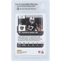 Davante Adams Las Vegas Raiders Carte authentifiée autographiée Panini Donruss 2022 Premium #94 Beckett Fanatics