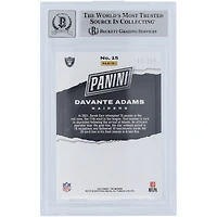 Davante Adams Las Vegas Raiders Autographed 2022 Panini National Convention Orange #15 #/199 Beckett Fanatics Witnessed Authenticated 10 Card