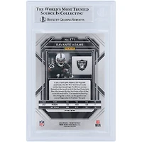 Carte Panini Prizm verte autographiée 2022 de Davante Adams Las Vegas Raiders #171 Beckett Fanatics Witnessed Authenticated