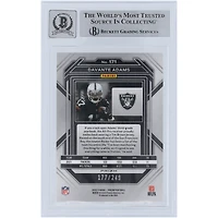 Davante Adams Las Vegas Raiders Autographed 2022 Panini Prizm Orange #171 #/249 Beckett Fanatics Witnessed Authenticated 9/10 Card