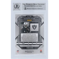 Davante Adams Las Vegas Raiders Autographed 2022 Panini Prizm Orange Prizm #171 #/249 Beckett Fanatics Witnessed Authenticated 10 Card
